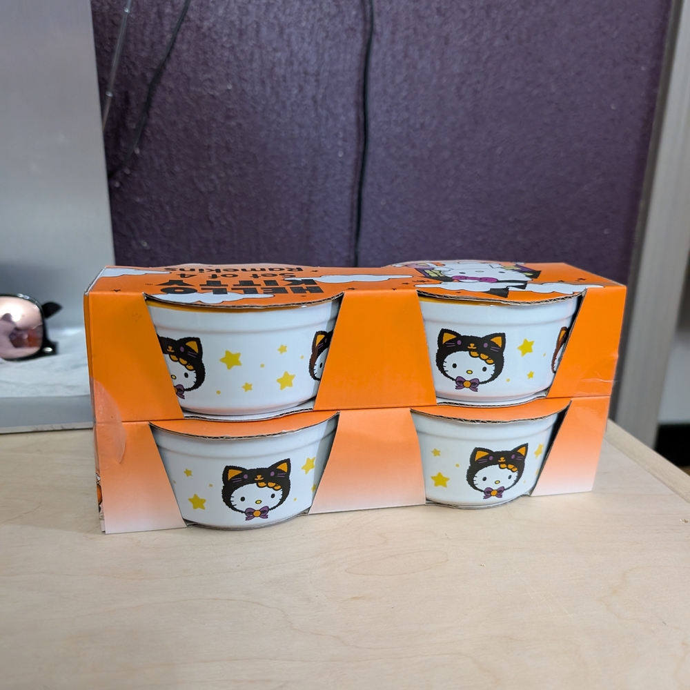 Cute Cat Design Bowls Set